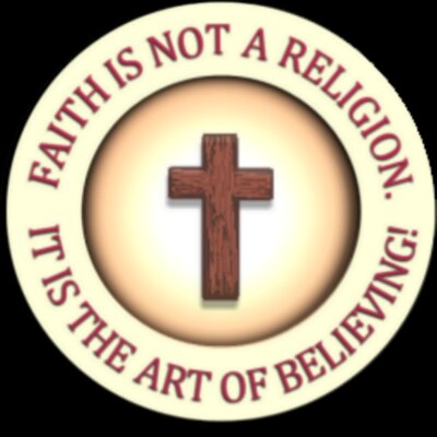 Faith is not a Religion (Circle)