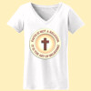 Faith Is Not A Religion - Ladies Concept V Neck Tee