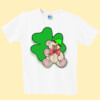 St Patty's Bear - Ladies ComfortSoft® Crewneck T Shirt