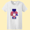 I Love the USA - Ladies Ultra Cotton™ 100% Cotton T Shirt