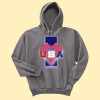 I Love the USA - Comfortblend® EcoSmart® Pullover Hooded Sweatshirt