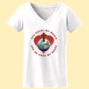 God Rules My World - Ladies Concept V Neck Tee