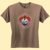 God Rules My World - ™ Mens Organic Cotton Perfect Weight Crew