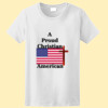 Proud Christian American - Ladies Ultra Cotton™ 100% Cotton T Shirt