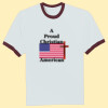Proud Christian American - Ringer T Shirt