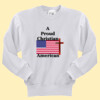 Proud Christian American - Youth Crewneck Sweatshirt