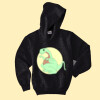Dino Moon - Youth Comfortblend® EcoSmart® Pullover Hooded Sweatshirt