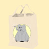 Moon Elephant - Grocery Tote