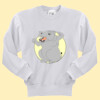 Hippo Moon - Youth Crewneck Sweatshirt
