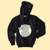 Hippo Moon - Youth Comfortblend® EcoSmart® Pullover Hooded Sweatshirt