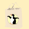 Moon Penguin - Grocery Tote