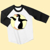 Moon Penguin - Youth Colorblock Raglan Jersey