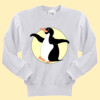 Moon Penguin - Youth Crewneck Sweatshirt