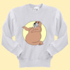 Moon Walrus - Youth Crewneck Sweatshirt