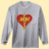 Love Mom - Long Sleeve Essential T Shirt with Pocket