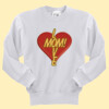 Love Mom - Youth Crewneck Sweatshirt