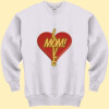 Love Mom - Men's Crewneck Sweatshirt