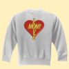 Love Mom - Youth Sweat Shirt